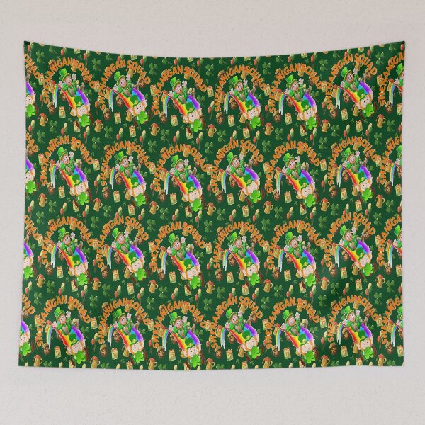 Item preview, Shenanigan Squad and Rainbow, Let The Shenanigans Begin, Lucky Shamrock Irish Culture, Shenanigans Squad   designed and sold by Adri Barnard.