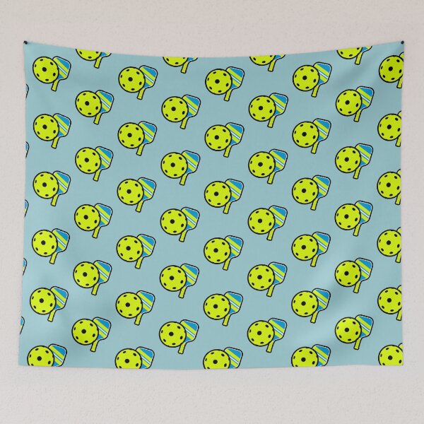 Item preview, Pickleball players lovers funny sport blue green designed and sold by AlinaOz.