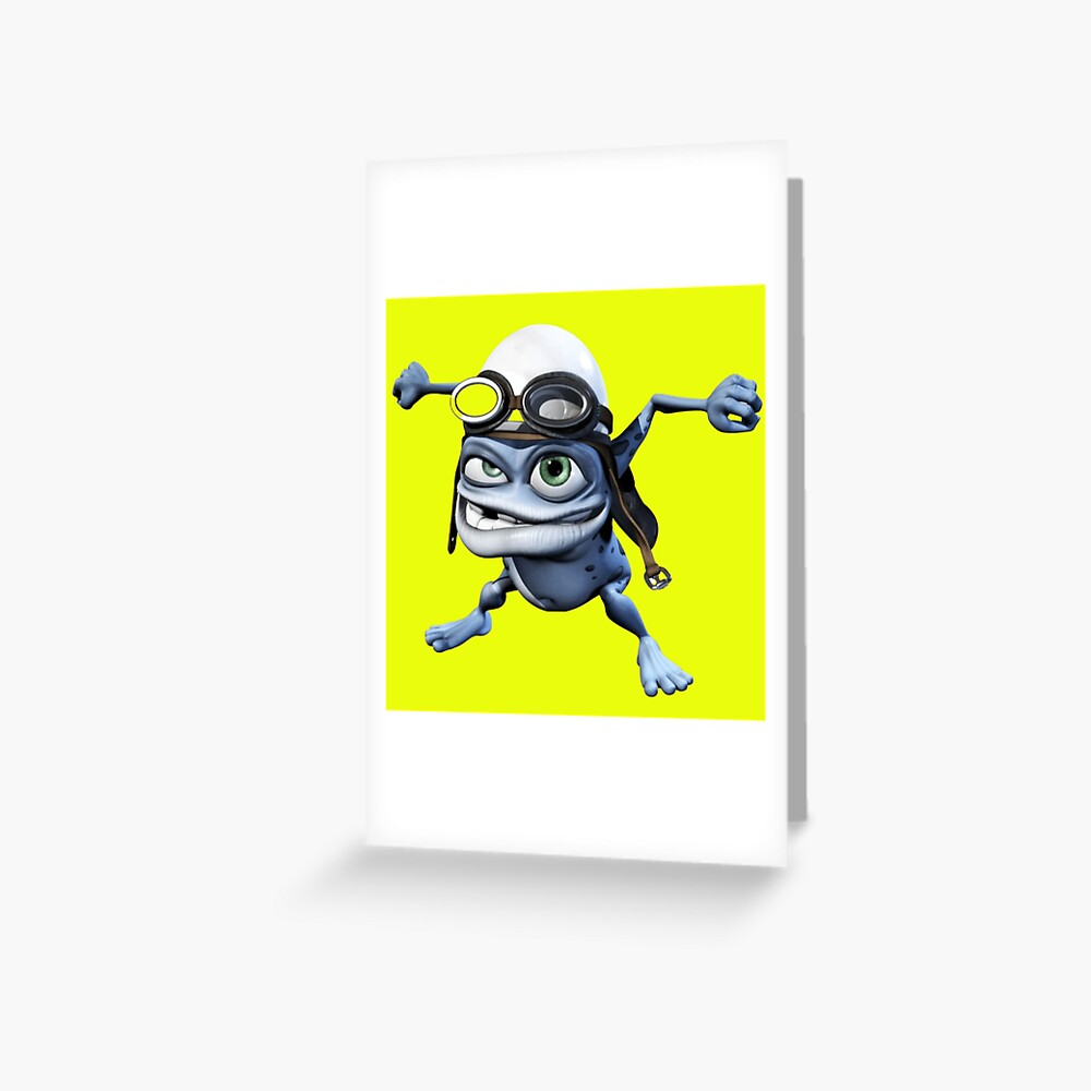 Crazy Frog is on the Loose! Greeting Card for Sale by Crazy-Frog