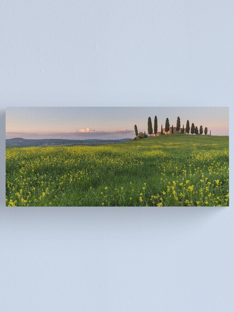 Alternate view of farmhouse pienza Canvas Print
