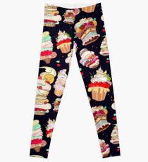 Pattern with the fantastic cakes Leggings