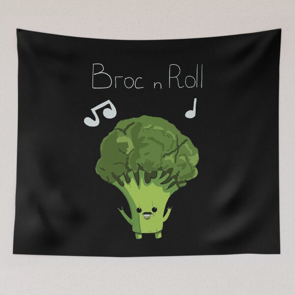 Item preview, Broc n Roll Cute Little Broccoli designed and sold by BigFatMistake.
