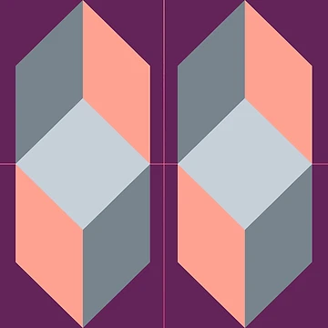 Artwork thumbnail, Chevron square by BubbleTextBox