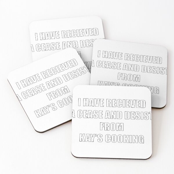 Item preview, Cease and Desist from Kay's Cooking designed and sold by curtrasoda.