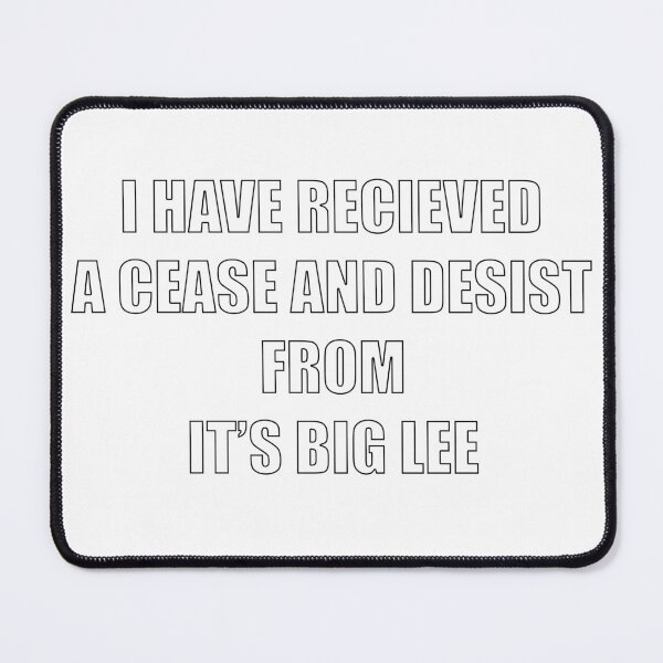 Item preview, I have received a cease and desist from big lee designed and sold by curtrasoda.