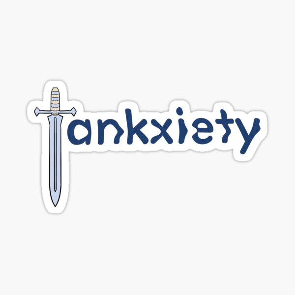 Vista previa del artículo con la obra «Tanque de ansiedad», diseñado y vendido por sewohayami.