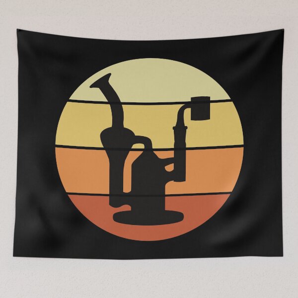 Item preview, Retro Vintage Sunset orange Dab Rig designed and sold by YomeHayin.