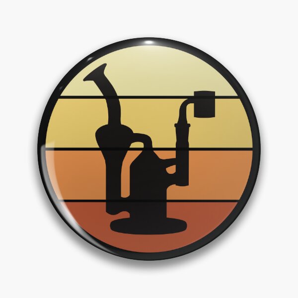 Item preview, Retro Vintage Sunset orange Dab Rig designed and sold by YomeHayin.