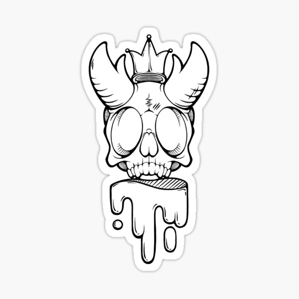 The Horned King of Pentacles Sticker