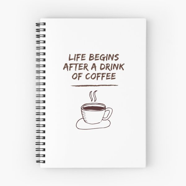 Item preview, Life Begins After A Drink Of Coffee designed and sold by ExploreTheStore.