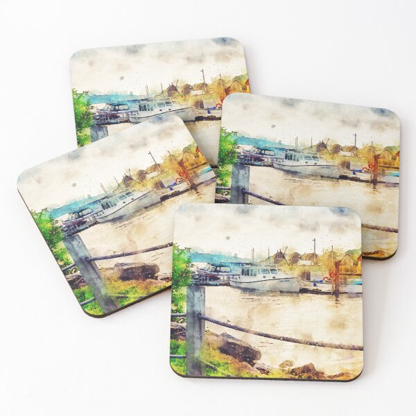 Item preview, Fishing Boats at Montague PEI designed and sold by Robert Alsop.