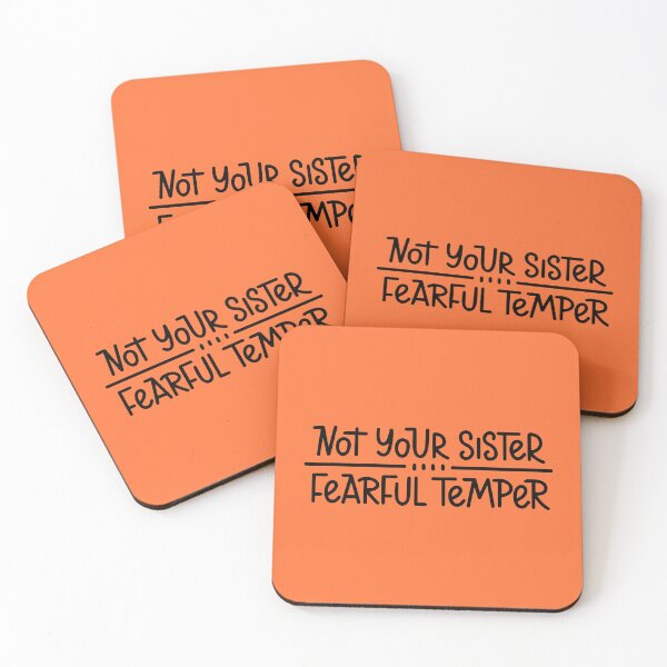 Item preview, Not your sister, fearful temper designed and sold by letterbrighter.