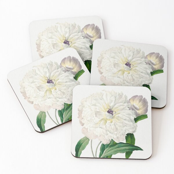 Item preview, Peony from Choix des plus belles fleurs by Pierre-Joseph Redoute designed and sold by InHerits.