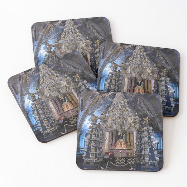 Item preview, Sedlec Ossuary Interior Photo Art, Skull Bone Church designed and sold by Sedlec Ossuary Project.