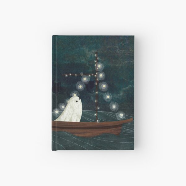 Ghost Boat Ride Hardcover Journal