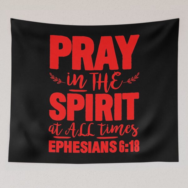Item preview, Ephesians 6:18 Pray in the Spirit designed and sold by plushism.