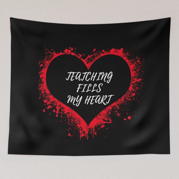 Item preview, VALENTINES DAY FOR TEATCHERS ,TEATCHING FILLS MY HEART T-SHIRT designed and sold by AGARI ★★★★★.
