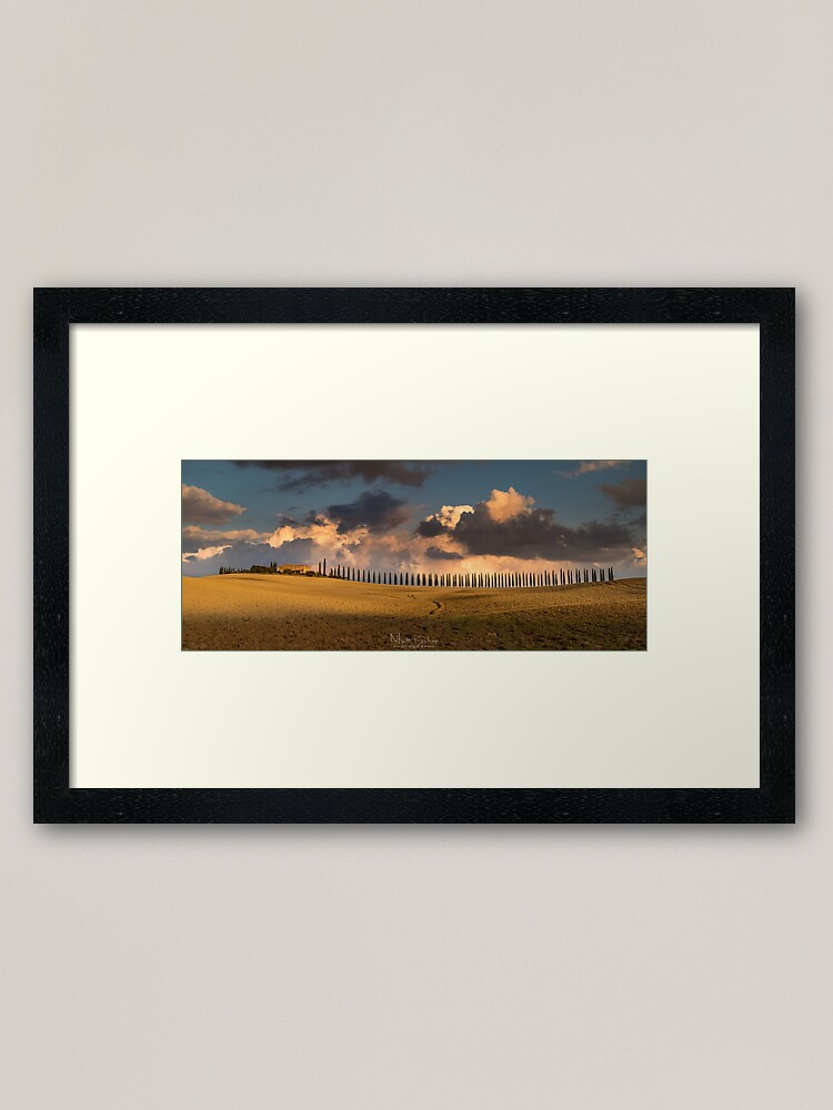 Alternate view of poggio covili Framed Art Print