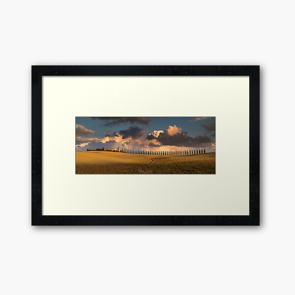 poggio covili Framed Art Print