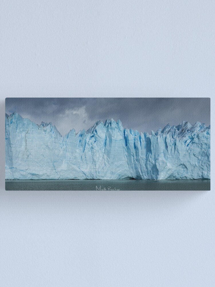 Alternate view of perito moreno glacier Canvas Print