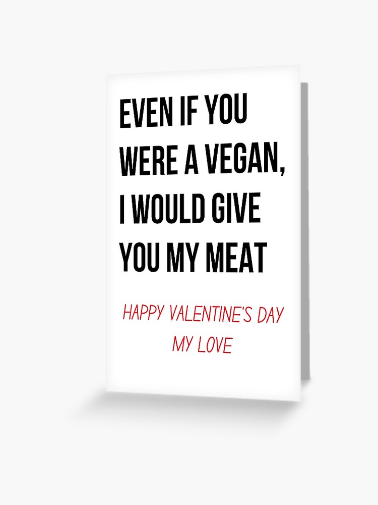 Funny Naughty Valentines Day Gifts for her Greeting Card for Sale by  TextToTee