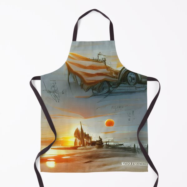 Item preview, AI Generated Art, Vintage Sunset Pencil Sketch designed and sold by ACC .