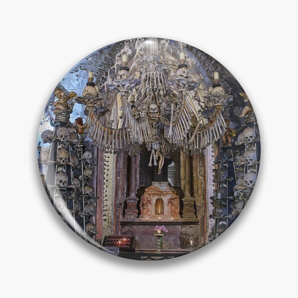 Item preview, Sedlec Ossuary Interior Photo Art, Skull Bone Church designed and sold by Sedlec Ossuary Project.