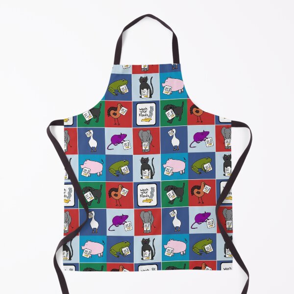 Item preview, Cute Animals Say Wash Your Hands designed and sold by ellenhenry.