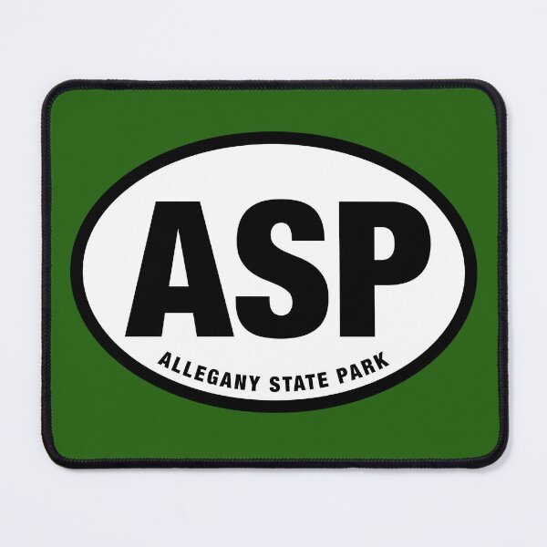 Item preview, Allegany State Park ASP Oval Sticker Design designed and sold by yelly123.