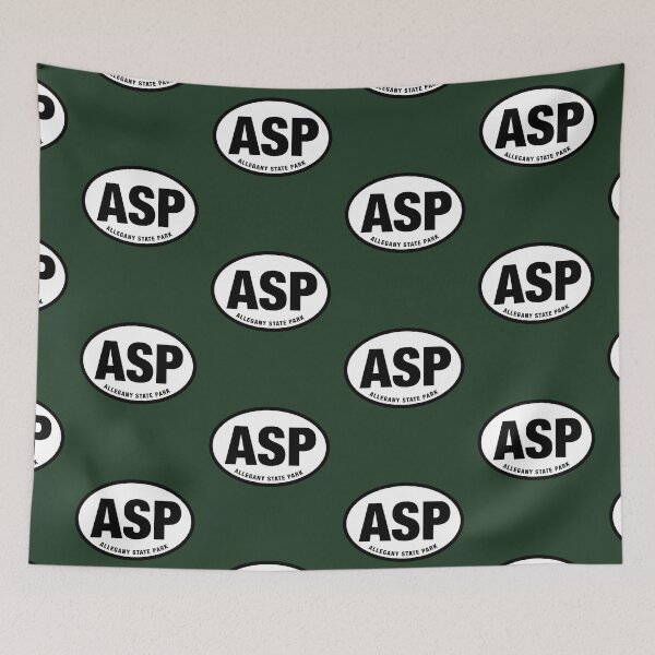 Item preview, Allegany State Park ASP Oval Sticker Design designed and sold by yelly123.
