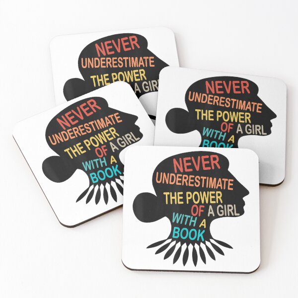 Item preview, Never Underestimate The Power of A Girl With Book Feminist designed and sold by michellexkl00.