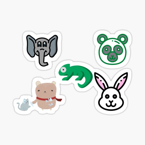 "zoo pals" Sticker for Sale by beautifulworld9 Redbubble