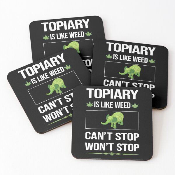 Item preview, Funny Can't Stop Topiary designed and sold by ArydeaNoriega.