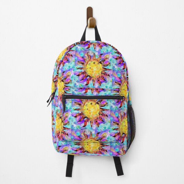 Item preview, Whimsical Wild Sun - Happy Colorful Warm Fun Art designed and sold by Sharon Cummings Art.