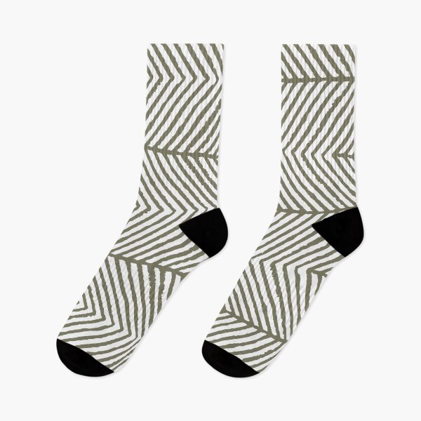 Item preview, Green and White Abstract Diagonal Chevron Stripe Pattern Pairs Jolie 2022 Color of the Year Sage designed and sold by ColorOfTheYears.
