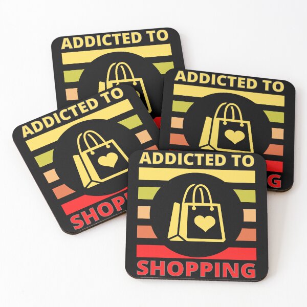 Item preview, Addicted to shopping. designed and sold by JockArts.