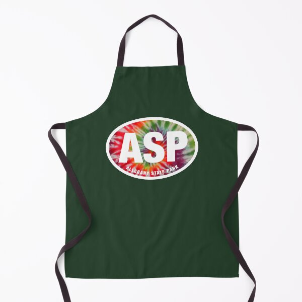 Item preview, Allegany State Park ASP Oval Sticker Design Tie Dye designed and sold by yelly123.
