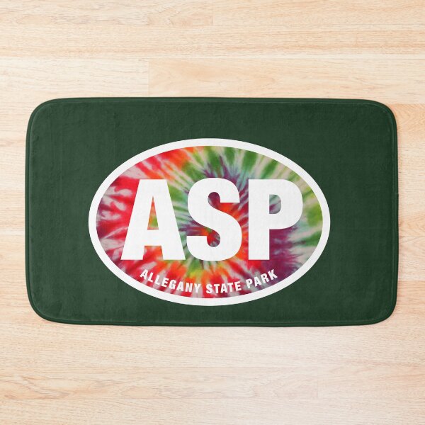 Item preview, Allegany State Park ASP Oval Sticker Design Tie Dye designed and sold by yelly123.