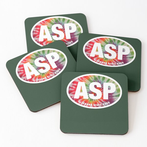Item preview, Allegany State Park ASP Oval Sticker Design Tie Dye designed and sold by yelly123.