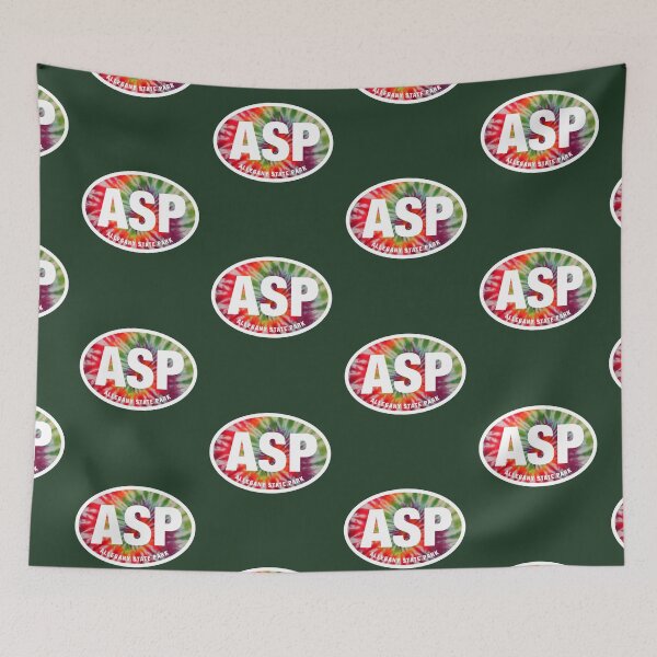 Item preview, Allegany State Park ASP Oval Sticker Design Tie Dye designed and sold by yelly123.