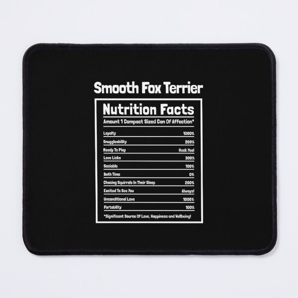 Item preview, Smooth Fox Terrier Nutrition Facts Funny Dog Gift designed and sold by Guarddogdrive.