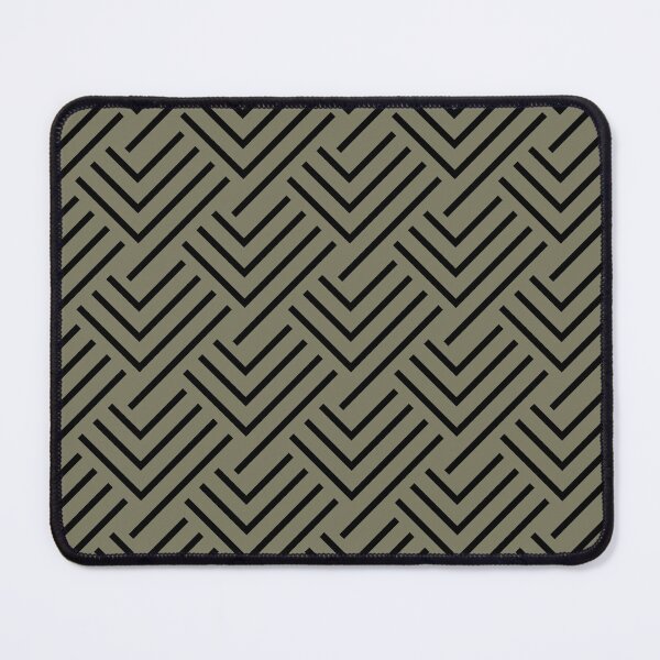 Item preview, Green and Black Diagonal Chevron Stripe Pattern Pairs Jolie 2022 Color of the Year Sage designed and sold by ColorOfTheYears.