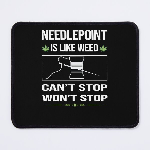 Item preview, Funny Can't Stop Needlepoint Canvas Work designed and sold by FulviaContreras.