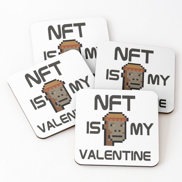 Item preview, NFT Is My Valentine designed and sold by Manju-Stickers.