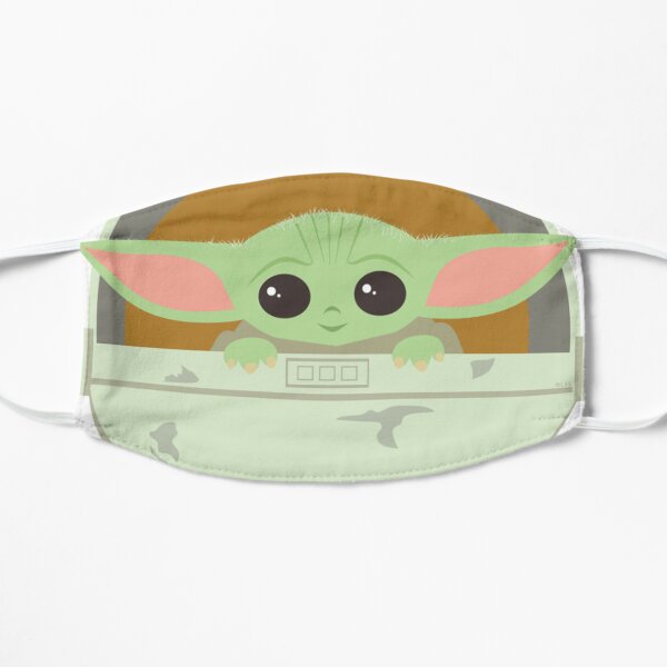 The Child Cute Bassinet Artwork Flat Mask