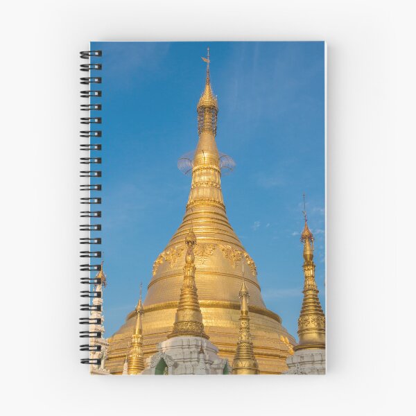Item preview, The stupa of the Shwedagon Pagoda in the evening sunlight, in Yangon, Myanmar designed and sold by SnapTPhotograph.
