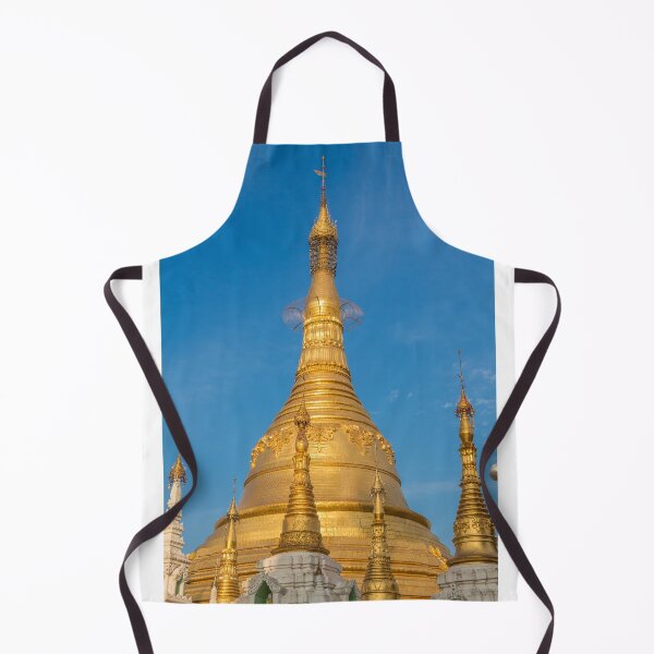 Item preview, The stupa of the Shwedagon Pagoda in the evening sunlight, in Yangon, Myanmar designed and sold by SnapTPhotograph.