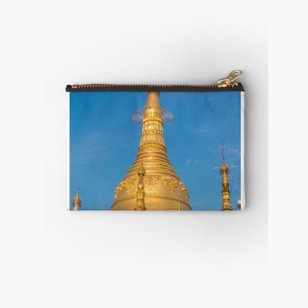 Item preview, The stupa of the Shwedagon Pagoda in the evening sunlight, in Yangon, Myanmar designed and sold by SnapTPhotograph.