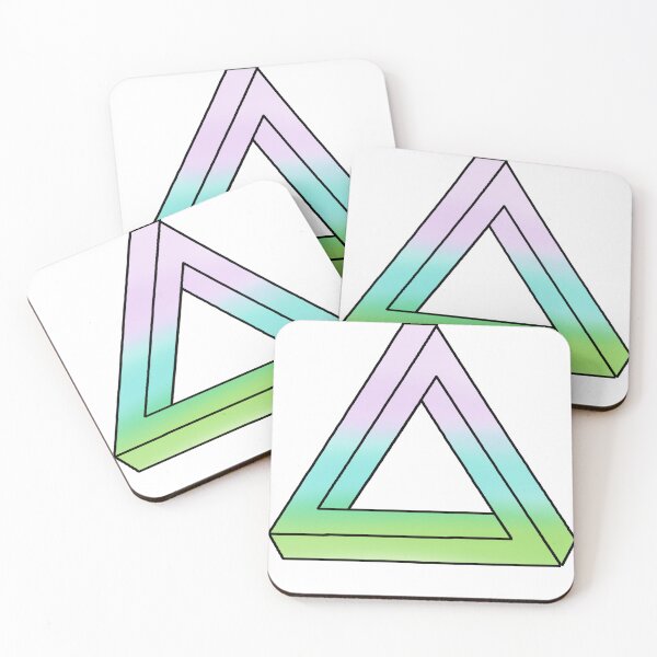 Item preview, Penrose triangle illusion designed and sold by ShopItHereNow.