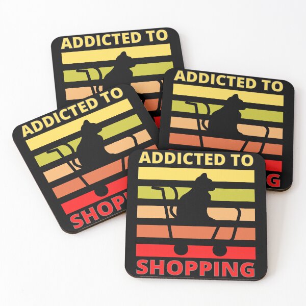 Item preview, Addicted to shopping. designed and sold by JockArts.